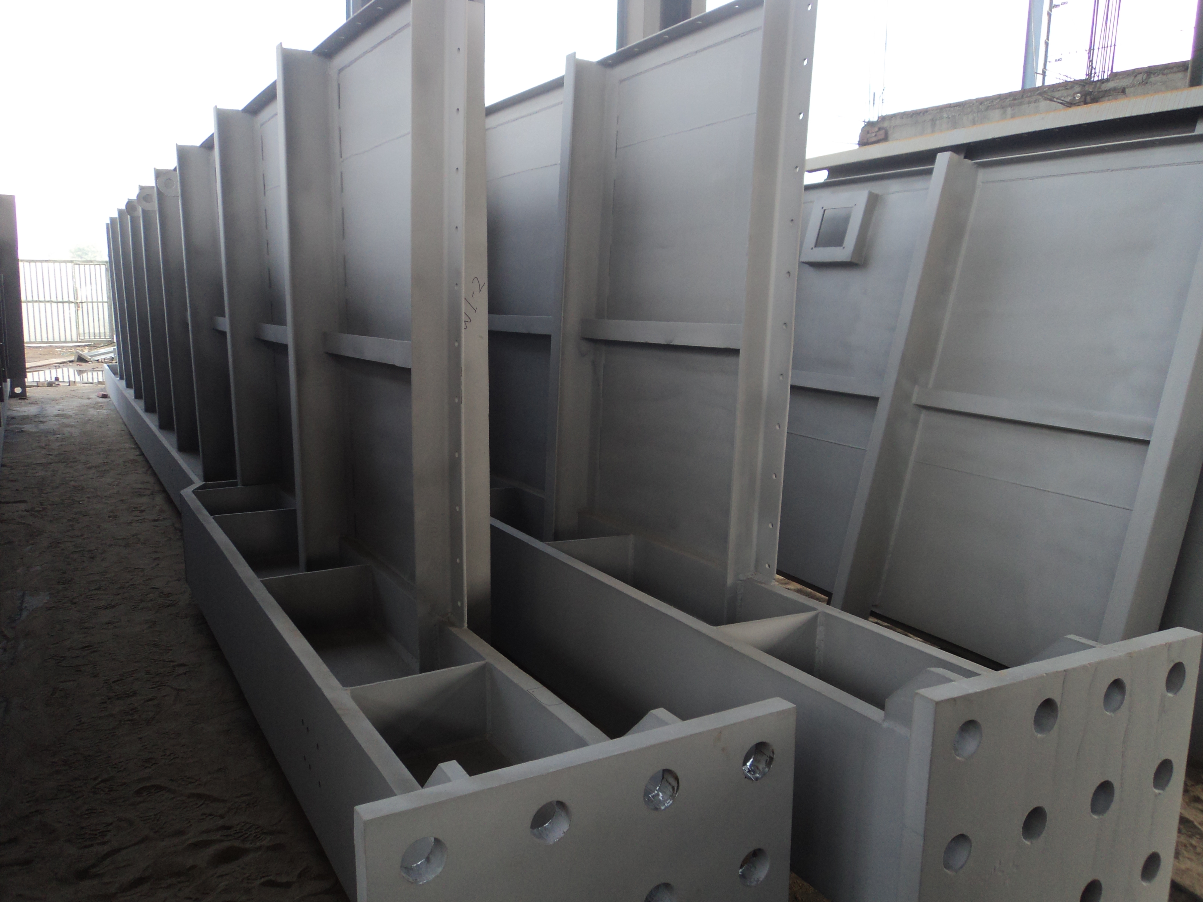 Fabrication of modular heater panels in the workshop